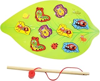 Toyvian 1 Conjunto De Jogo De Captura De Joaninha Brinquedos Educativos Para Crianças Pequenas Brinquedos Magnéticos Para Captura De Peixes Brinquedos Magnéticos Para Crianças