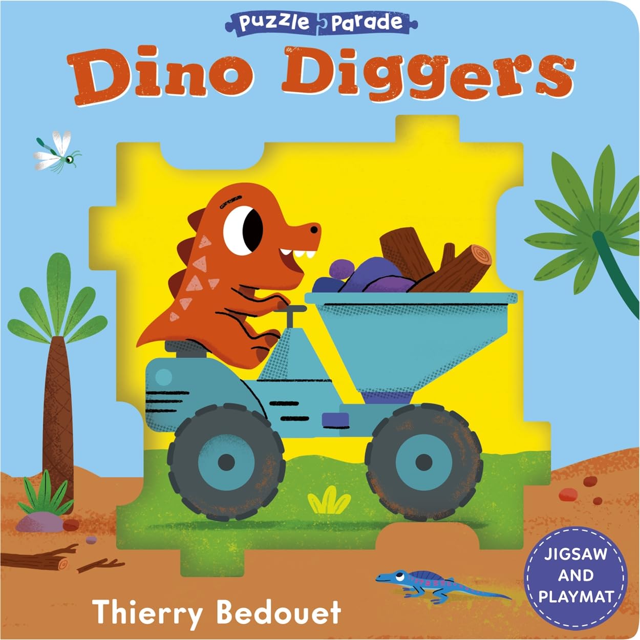 Puzzle Parade: Dino Diggers: A reversible jigsaw puzzle and playmat in one!