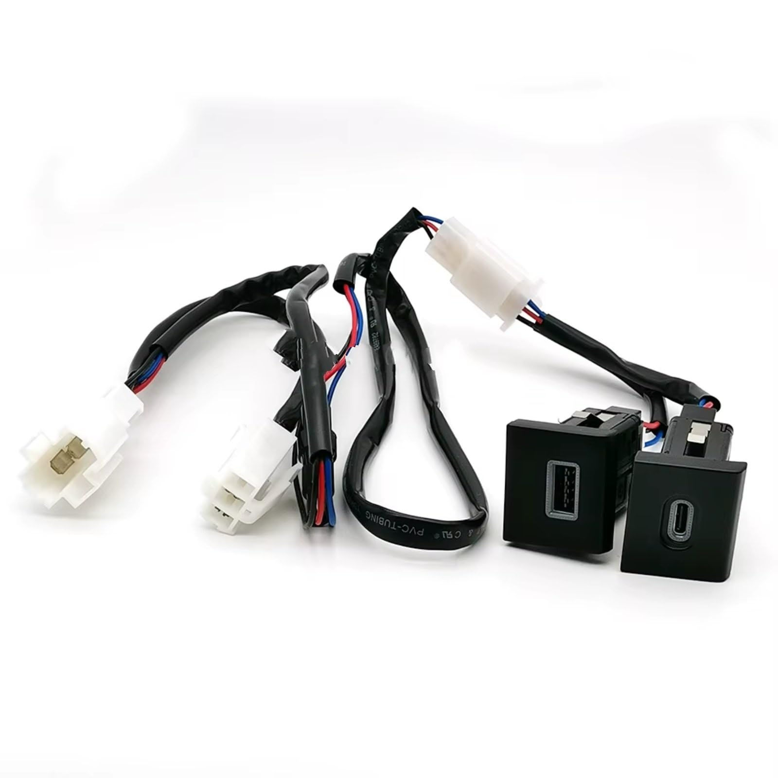 Consola USB Compatible Con VW Para Amarok 2011-2018 12V 24V Coche Rápido Cargador Dual Para Tipo-C PD QC3.0 Adaptador Corriente Salida Puerto USB Coche