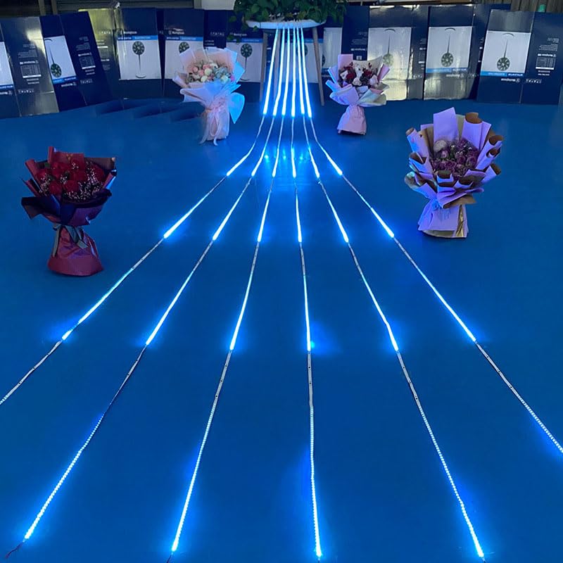 Tira de luces LED 16.5ft azul hielo miniatura 3