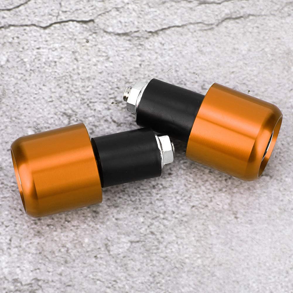 aqxreight Motorcycle Handlebar End Plug Set Stylish Decorative Accessory for 22mm Handlebars (Gold), aqxreightz42d9hqugf-04