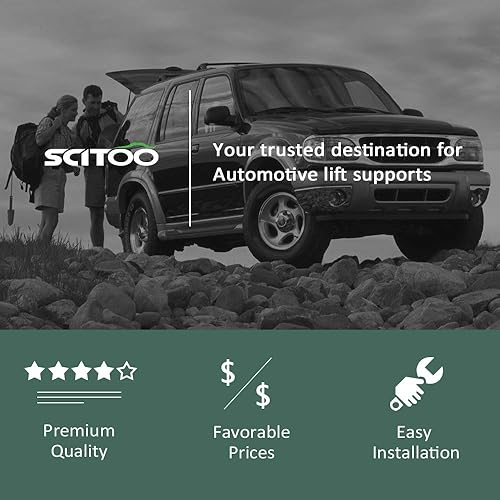 Miniatura 6 de SCITOO Liftgate - Soportes de elevación de repuesto para amortiguadores de gas para Kia Soul 1.6L 2010-2013, para Kia Soul 2.0L 2010-2013