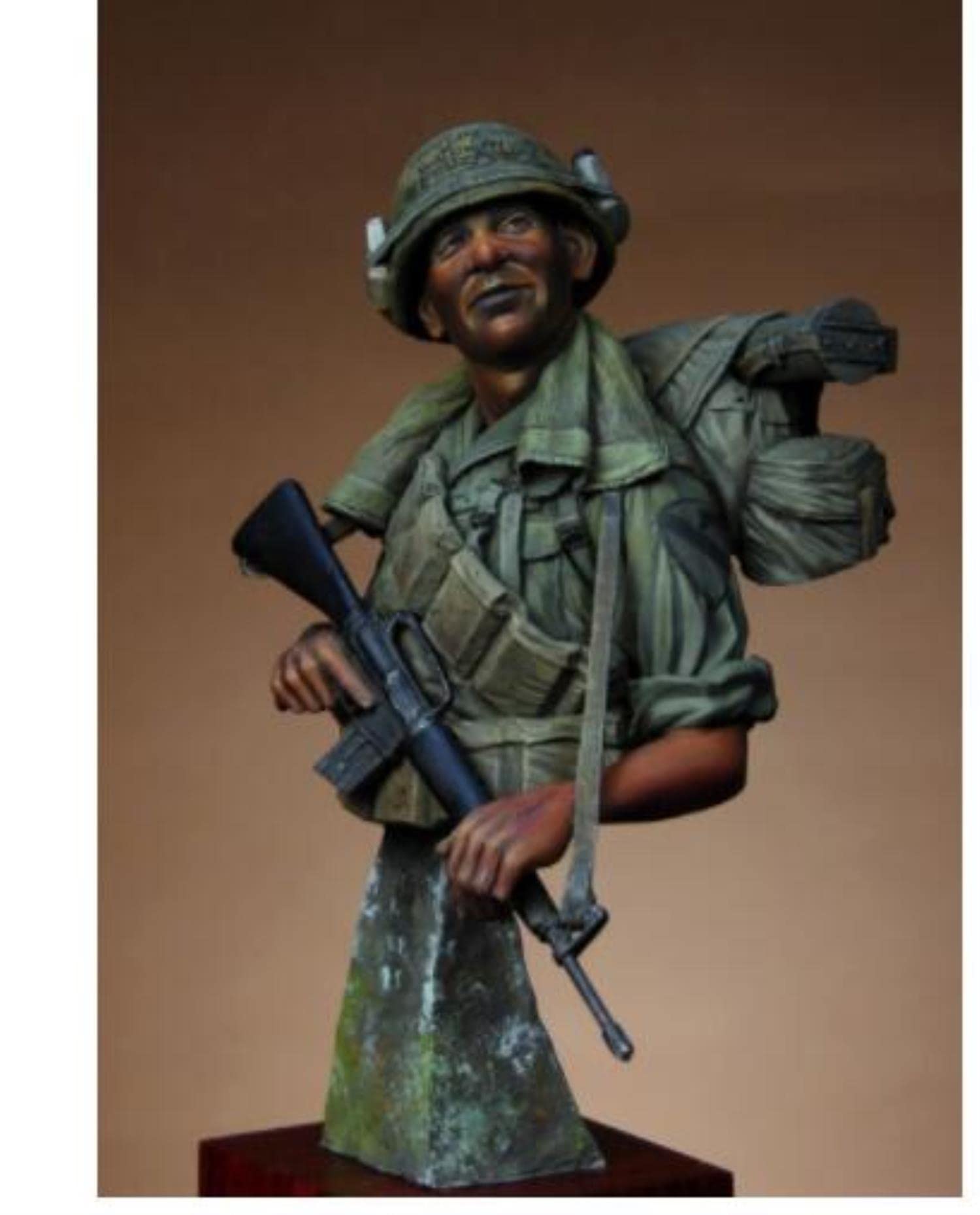 1/9 Trooper 1St Air Cavalry Vietnam Busto Kit in Resina Giocattoli Fai da Te Smontato Non Verniciato Modello in Resina