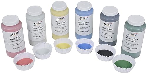 Miniatura 3 de Sax Esmaltes brillantes para uso escolar y artístico, colores surtidos, pintas de 16 onzas, juego de 6