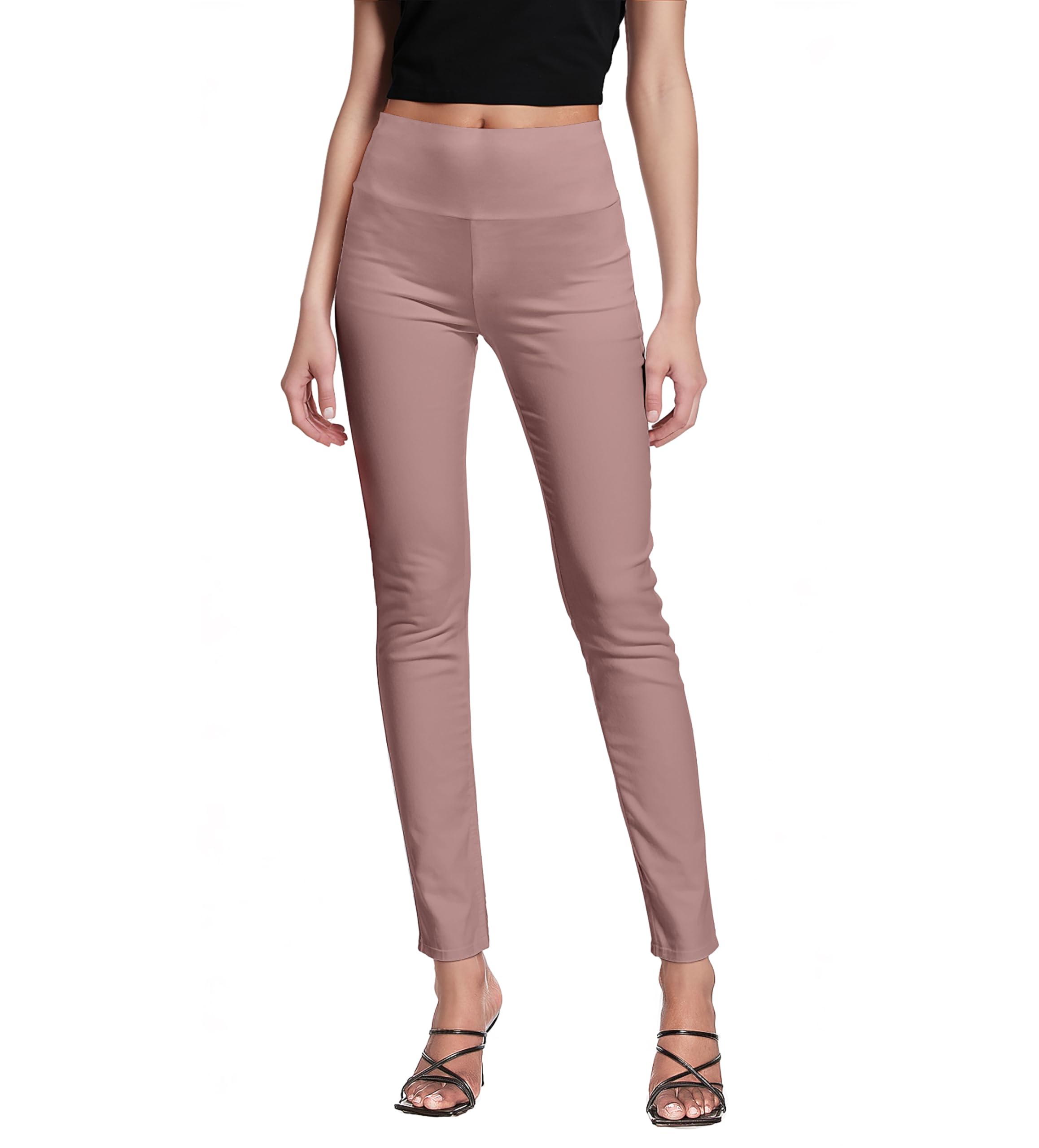 Hybrid &amp; Company Super Comfy Stretch with Full Elastic Waist Pull On Millennium Twill Pant