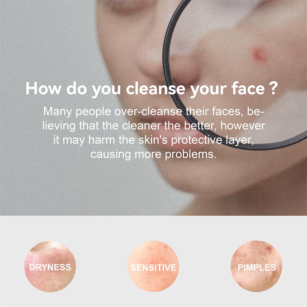 LABUNIQ Gentle Foaming Face Cleanser, Hydrating pH-Balanced Wash for Sensitive Skin, Vegan & Sulfate-Free, Neroli Essence, 5.07 fl oz - Image 4