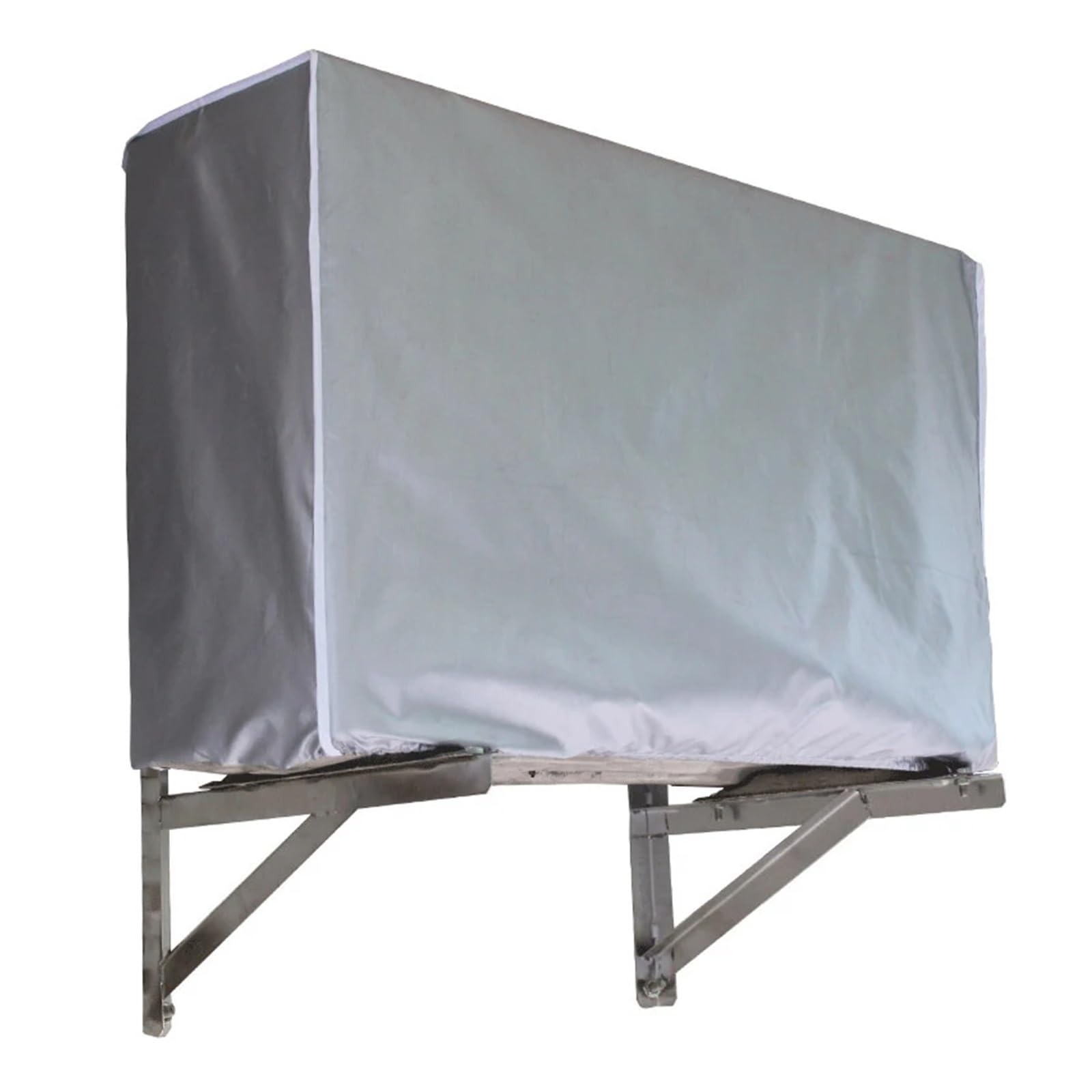 Ecwtpndf Open Silver Coated Oxford Air Conditioner Cover