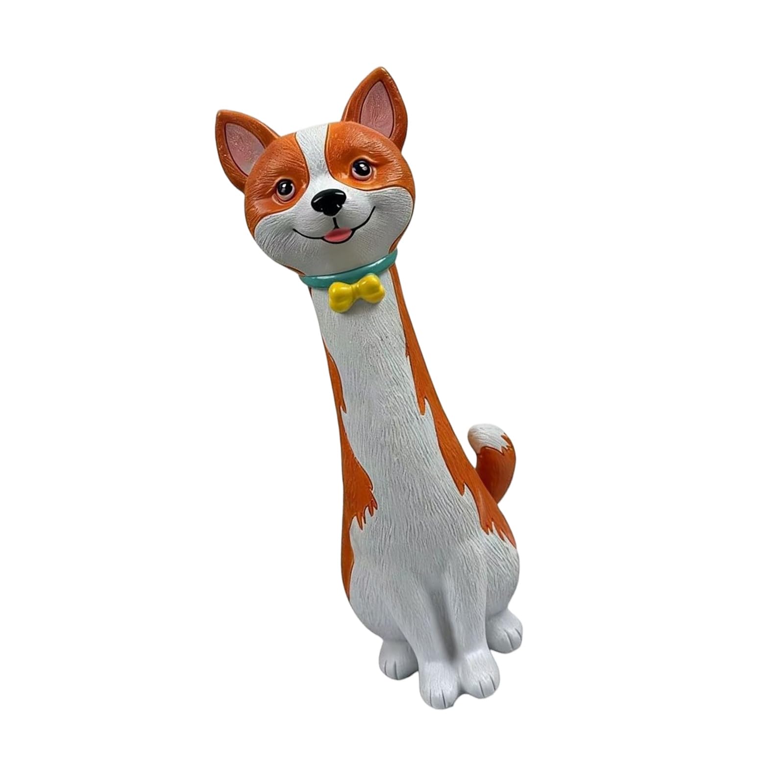 Wacky Dog Vases Funny Flower Vases, Decorative Vase Resin Puppy Sculpture Ornament for Home Decors Housewarmings Gift Dog Planter for Small Flower