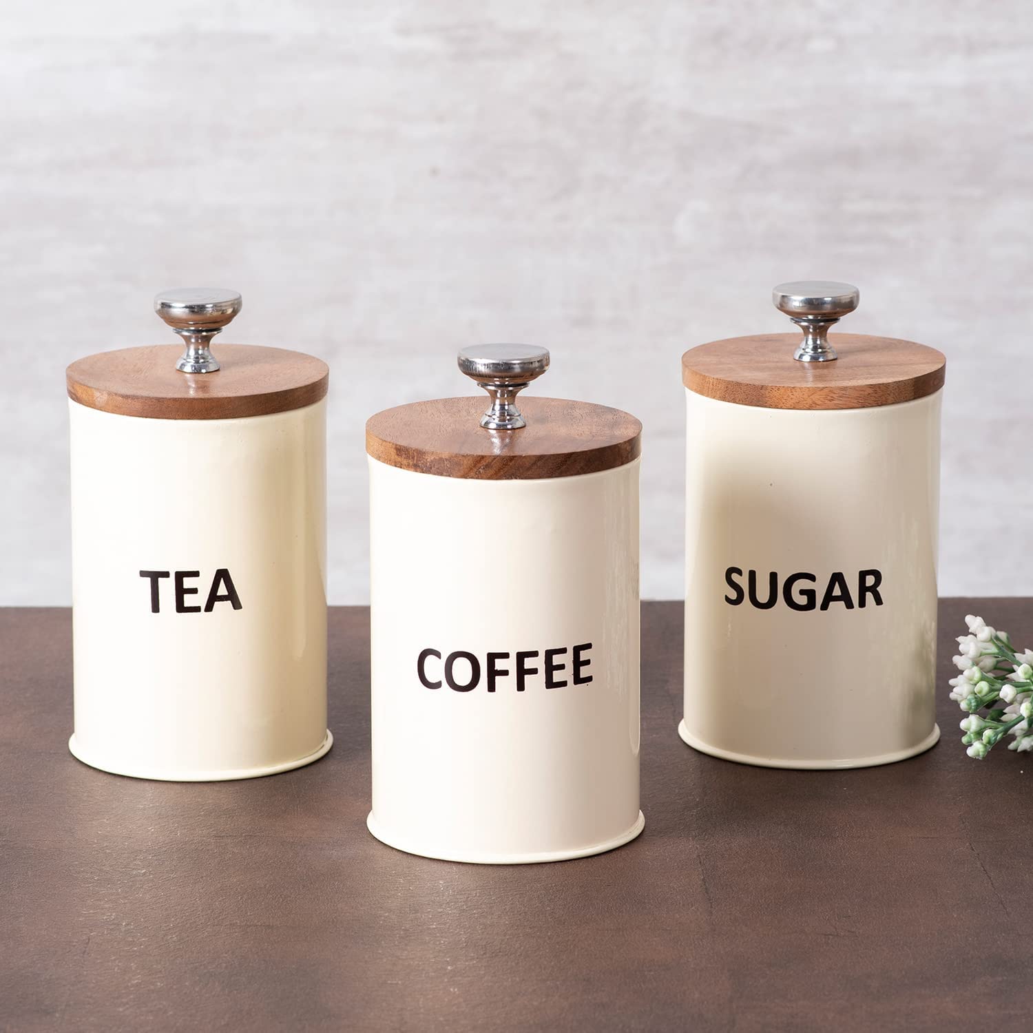 See full amazon price history chart for Clossyhome Tea Coffee Sugar Jar Container Set Of 3, Top Airtight Container, Dry Fruits Kitchen Container Set | Air Tight Containers For Kitchen Storage Set (White, Tin) - 1100 Ml Clossyhome Tea Coffee Sugar Jar Container Set Of 3, Top Airtight Container, Dry Fruits Kitchen Container Set | Air Tight Containers For Kitchen Storage Set (White, Tin) - 1100 Ml (B0D5QFN7LV) Amazon Price History, Amazon Price Tracker