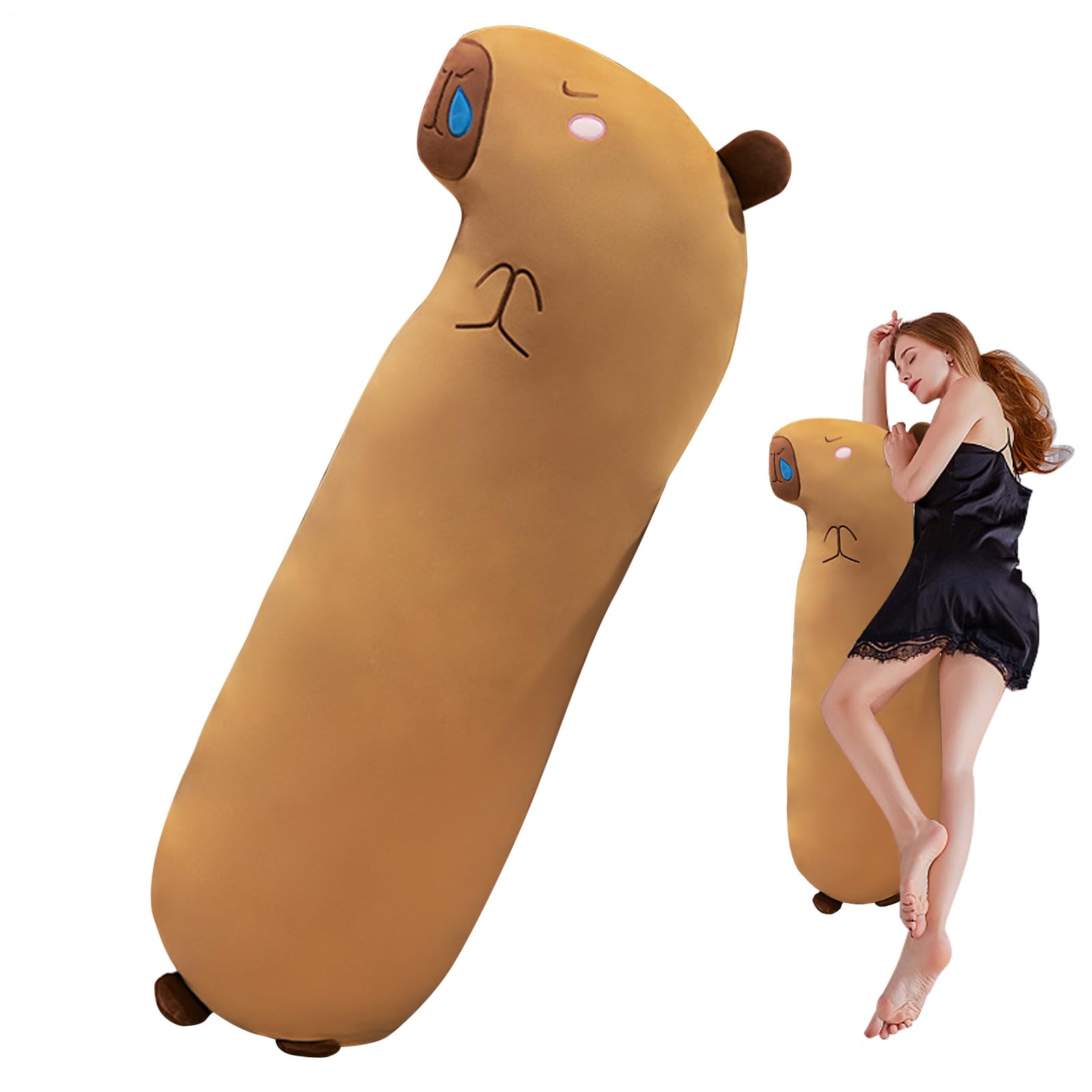 Peluche lungo lavabile in lavatrice e comodo da coccolare