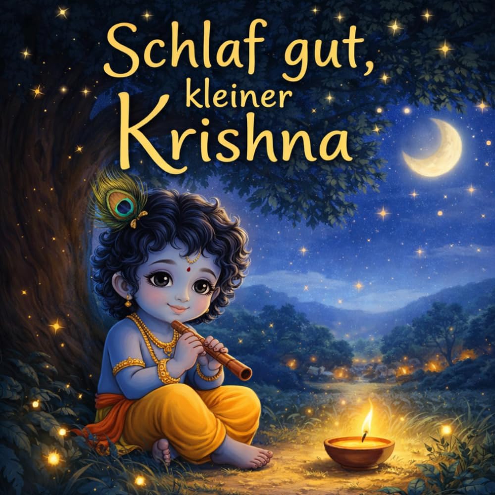 Schlaf gut, kleiner Krishna: Liebevolle Gute-Nacht-Geschichten aus Indien für Kinder