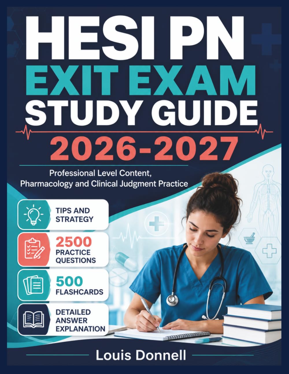 HESI PN Exit Exam Study Guide 2026-2027: Professional Level Content, Pharmacology and Clinical Judgment Practice