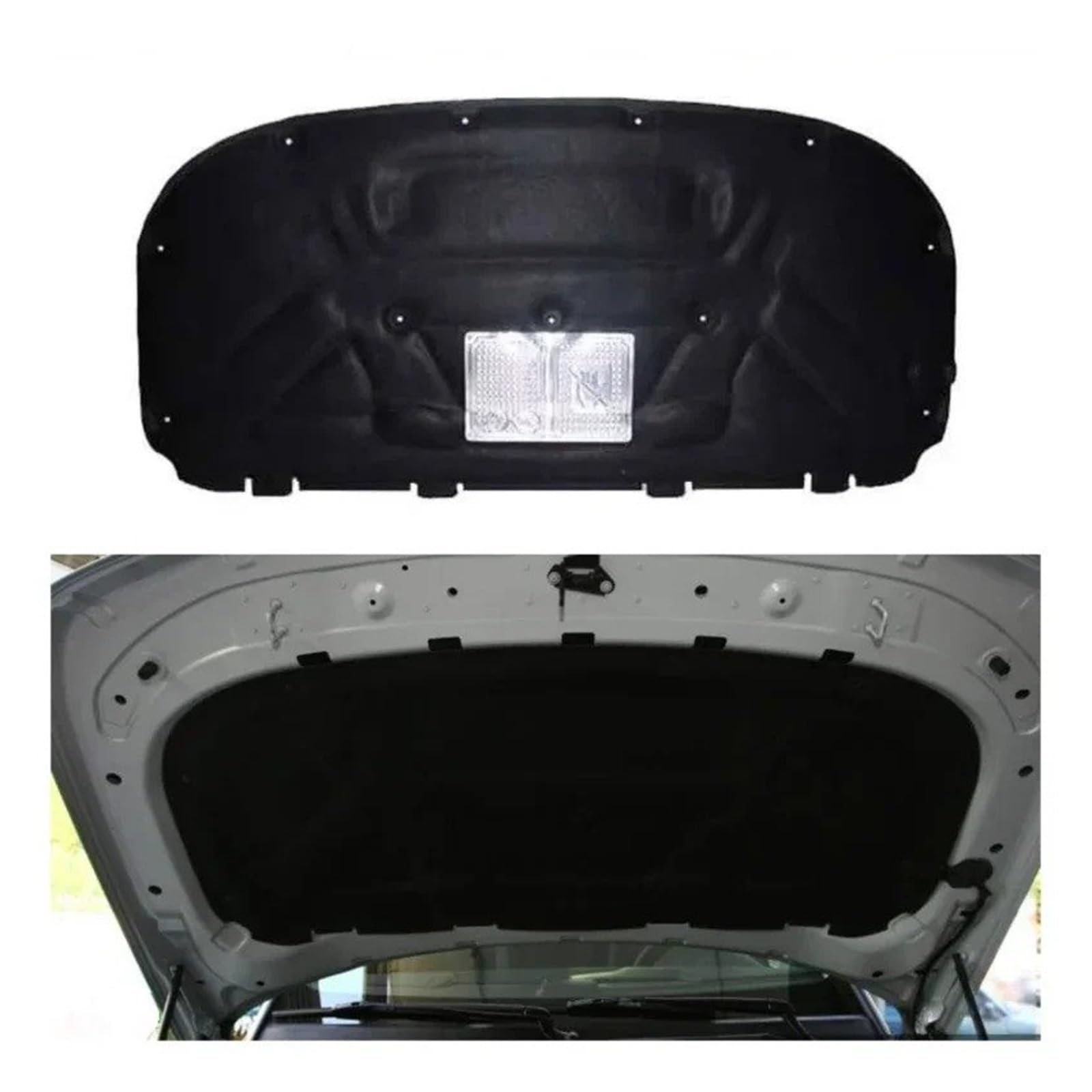 Car Heat Sound Insulation Cotton Front Hood Engine Firewall Mat Noise Aner for Land for Rover for Range for Rover Sport L320 2005 - 2011 2012 2013 Engine Insulation pad
