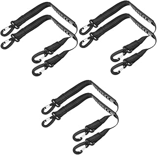 INOOMP 10 Pcs Skate Lifter Adjustable Belt Shoe Laces for Boots Skate Leash Portable Skate Carrier Straps Roller Skate Leashes Ski Boot Leashes Nylon Webbing Black Skating Shoe Leashes