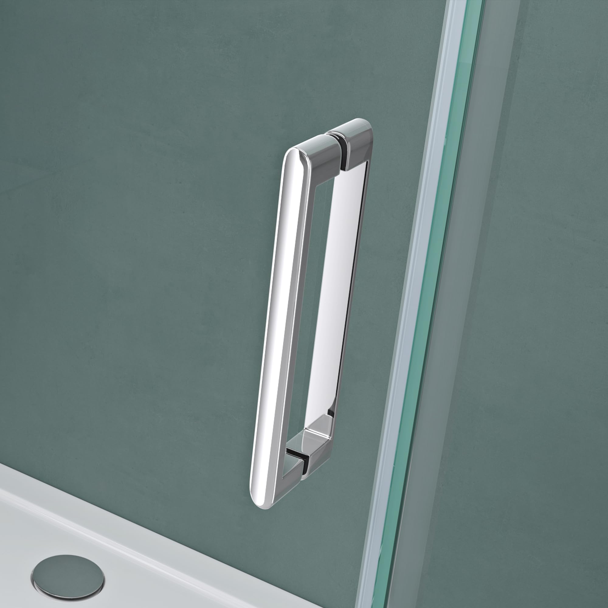 Mai & Mai Duschkabine 90x120 cm Eckdusche Dusche mit Schiebetür | 8mm ESG-Sicherheitsglas beidseitige NANO-Beschichtung R-17