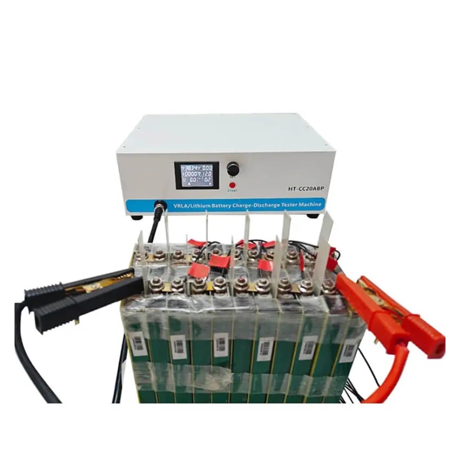 Tester baterii 9-99 V 20 A do akumulatorów litowych, kwasowo-ołowiowych i innych. Ładowanie i rozładowywanie. Cyfrowy wyświetlacz. Tester obciążenia. Pomiar rezystancji