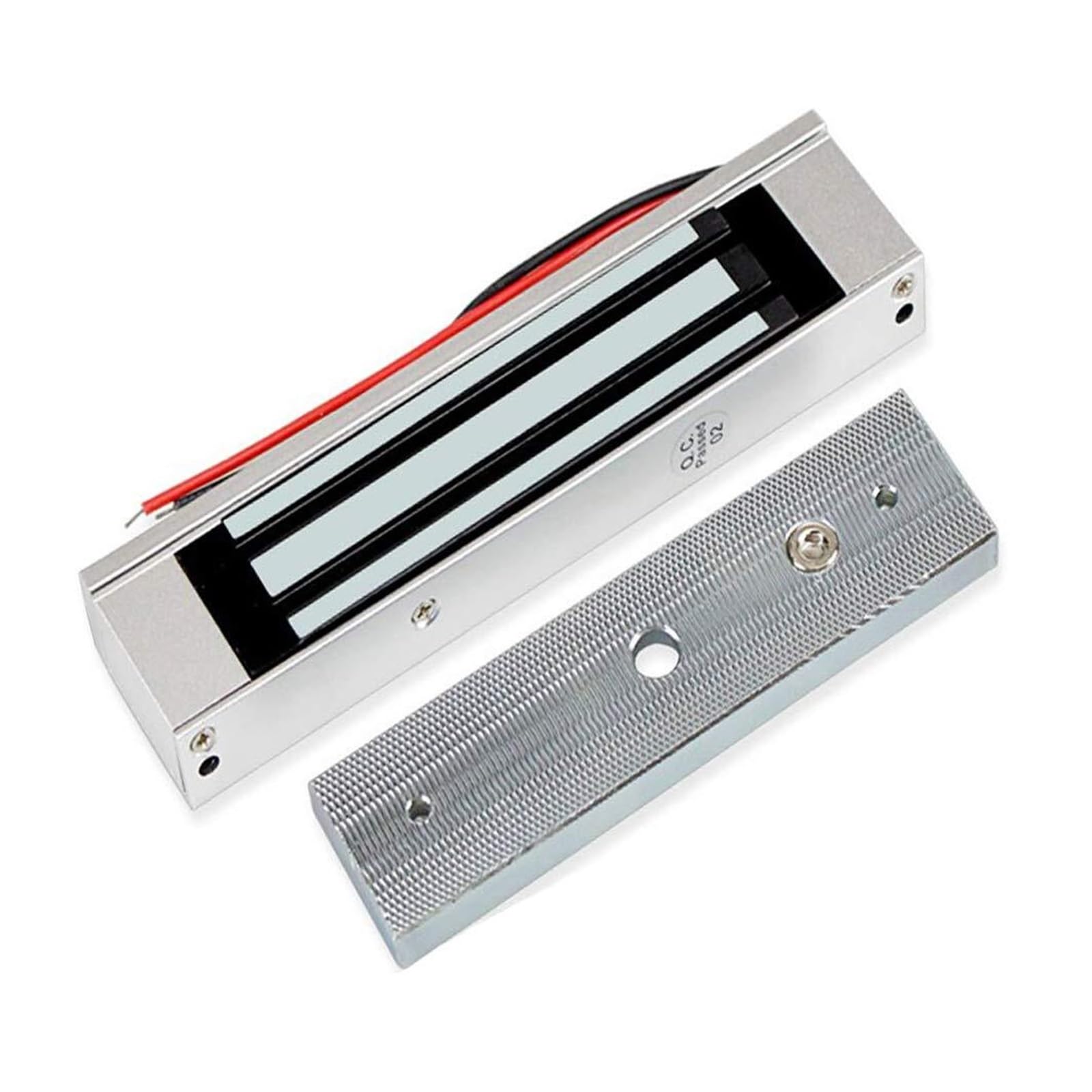 Cerradura magnética electromagnética | Control de acceso eléctrico DC12V a prueba de fallos for puerta única 180 kg(180KG invisible lock)