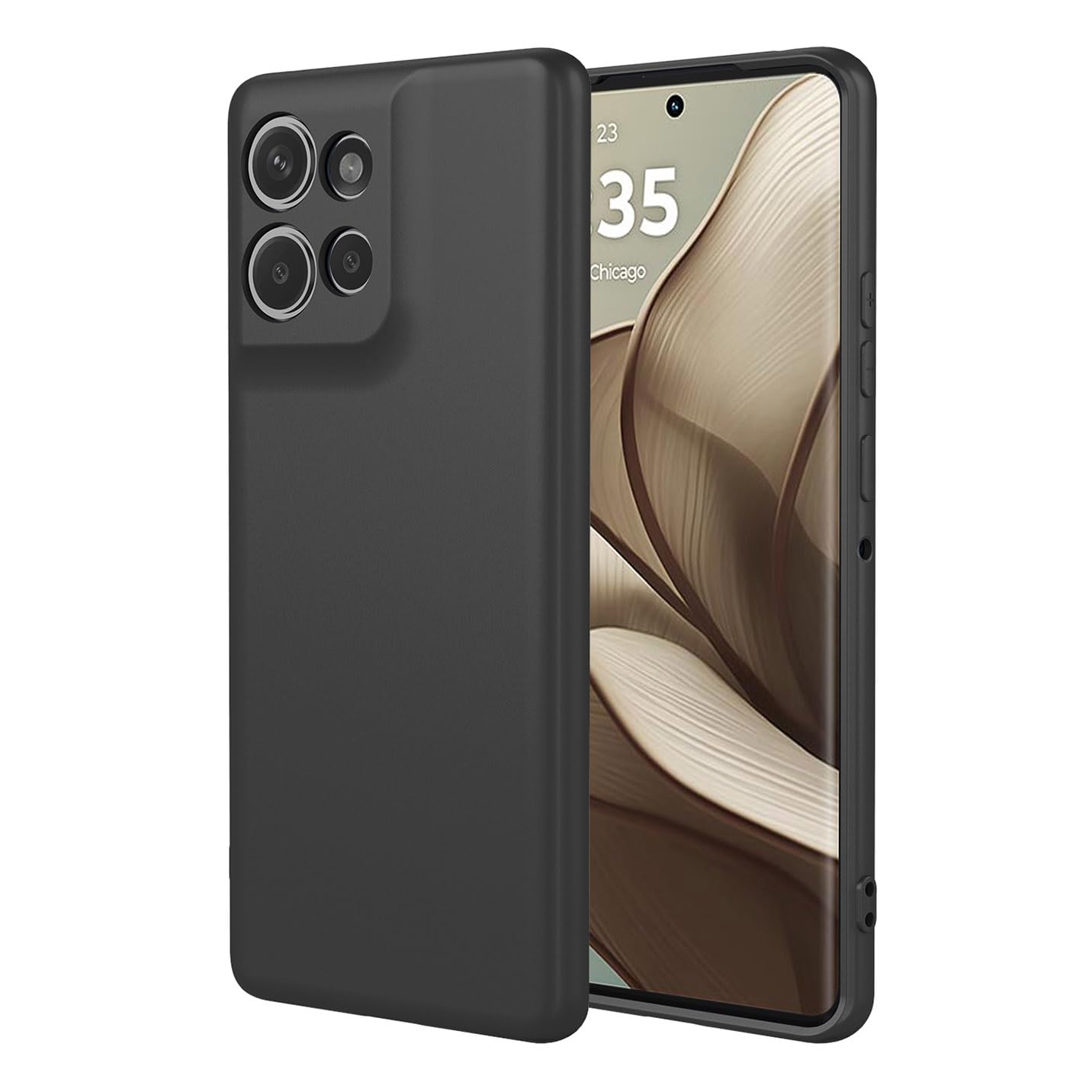 Newlike Back Cover Silicon Flexible Shockproof Anti Scratch Back Cover for Motorola Edge 50 Neo - Black (B0DHVGBXDP) Amazon Price History, Amazon Price Tracker