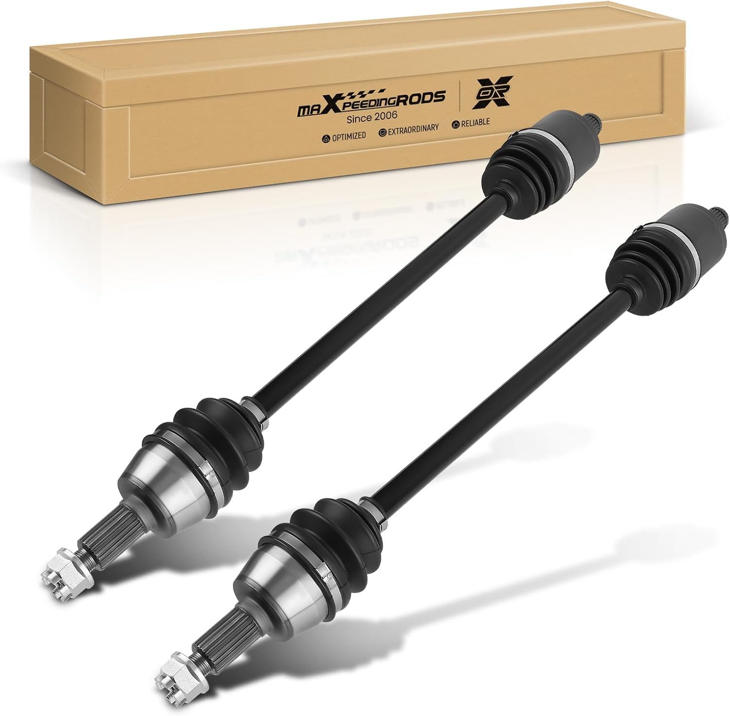 maXpeedingrods Pair (2) Front CV Axle Shaft for Polaris Ranger 900 Crew/XP 2013-2019, Ranger XP/XP 1000 2017-2020, RZR S 800/4 800 2009-2014, Left and Right Drive Half Shaft, Replace# 1332637