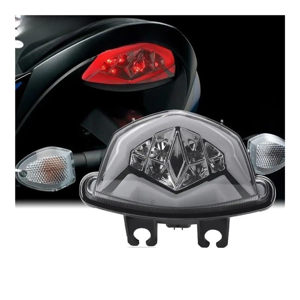clignotant arrière Feu stop arrière intégré pour moto 12 V pour GSX S750 750Z S1000 S1000F Z, clignotant E11