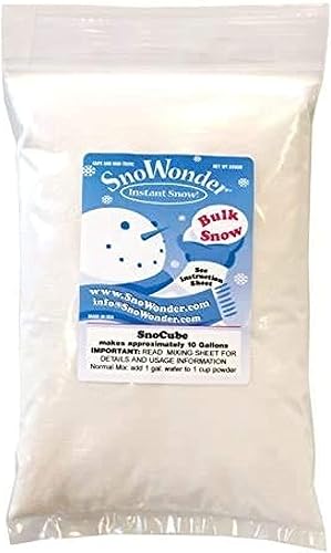 Miniatura 1 de SnoWonder Instant Snow - Nieve artificial, mezcla para preparar de nieve