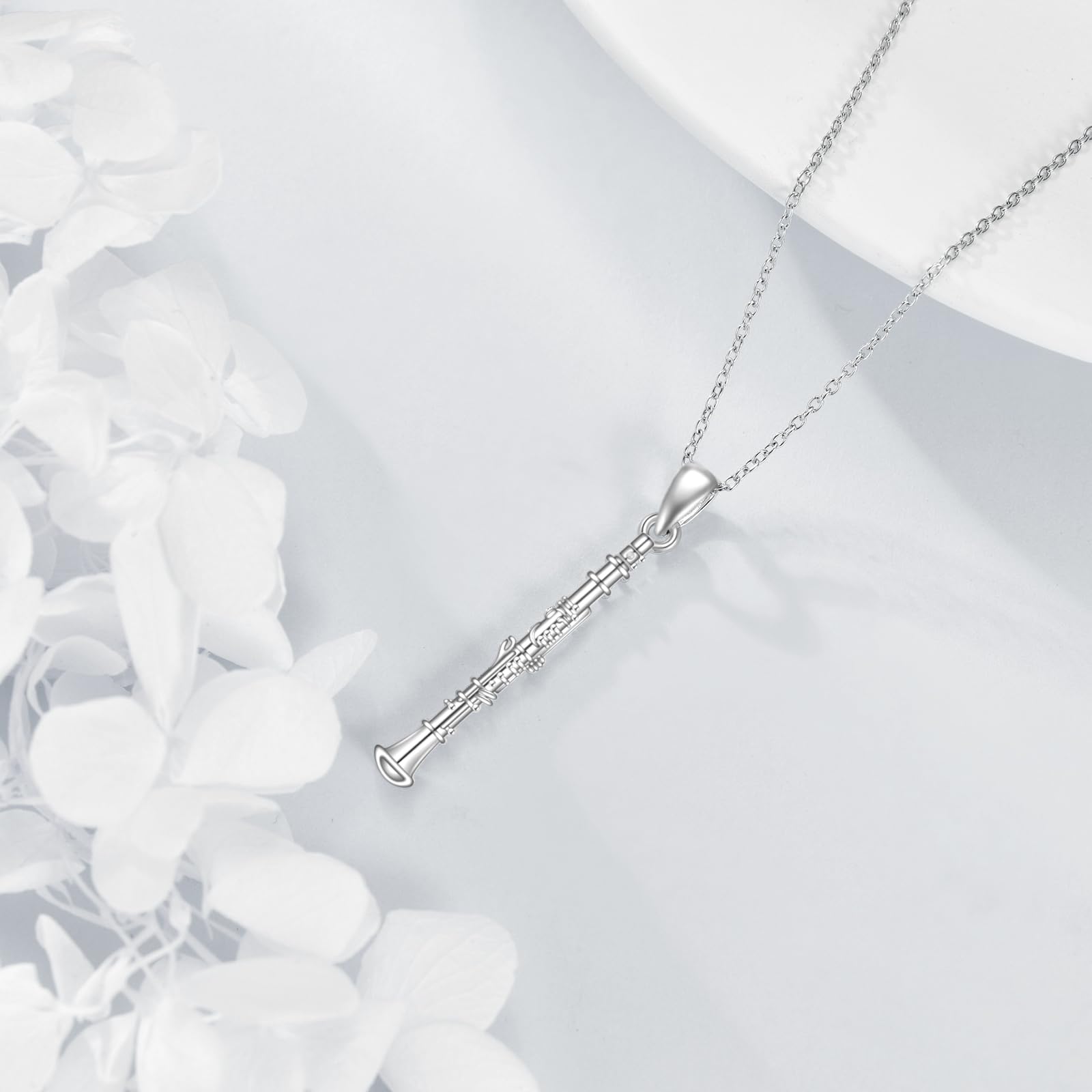 YFN Collana con ciondolo a forma di strumento musicale, in argento Sterling 925, idea regalo per uomo e donna