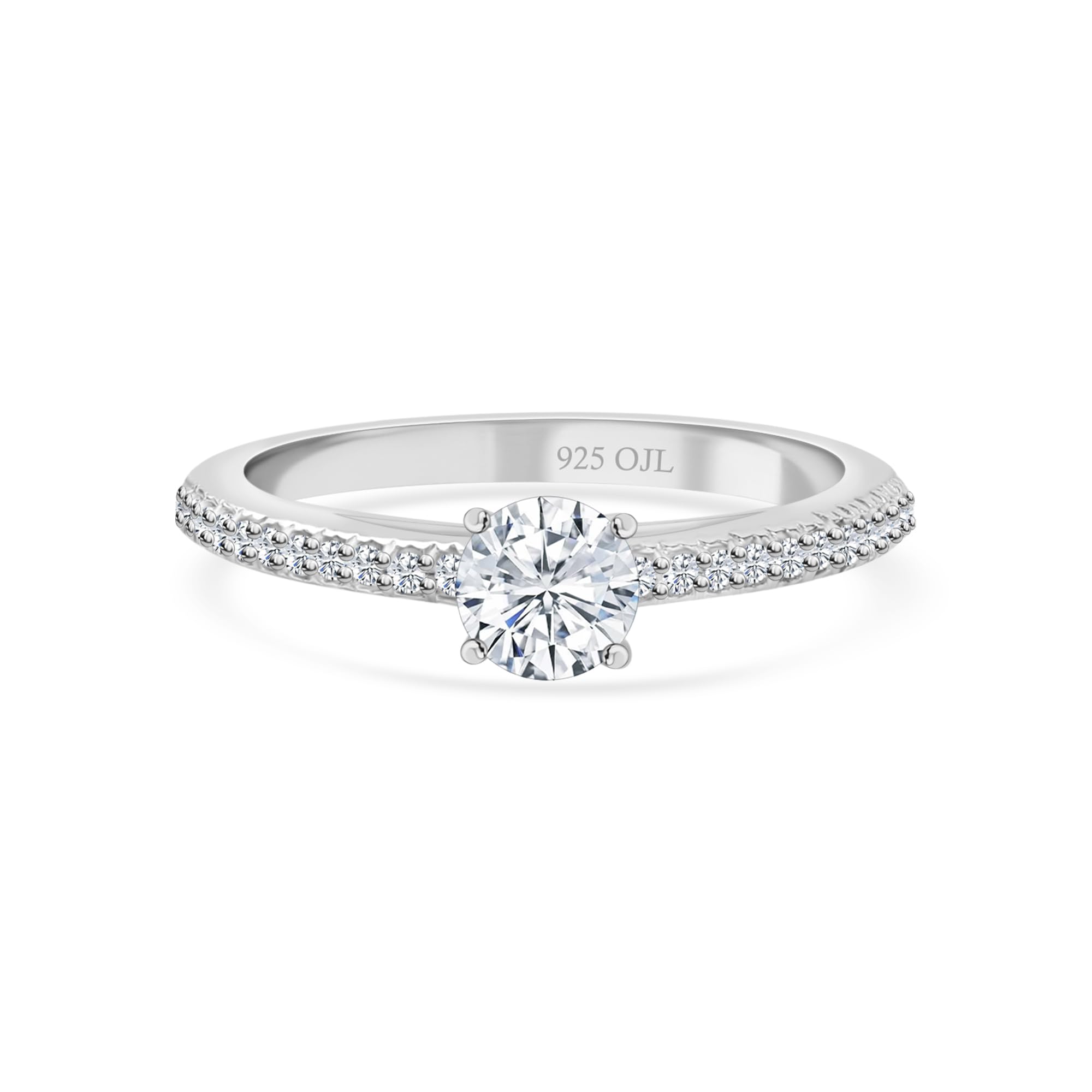Ornate Jewels 925 Silver 1.5 Carat Round Shape AAA Grade American Diamond Solitaire Ring for Women and Girls Wife Anniversary Gift (B0B65KVTH3) Amazon Price History, Amazon Price Tracker