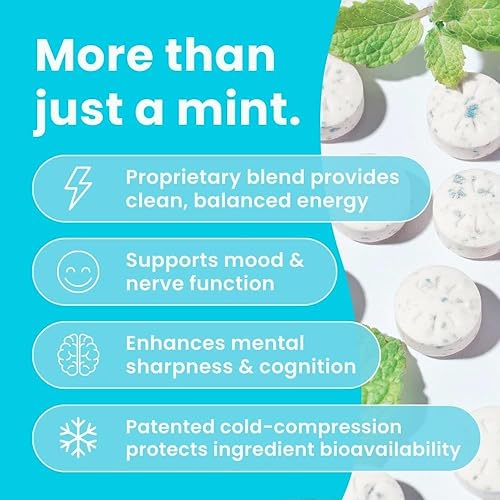 Miniatura 2 de NeuroGum Energy & Focus Mint Set  Original (90 unidades) + Extra Strength (90 quilates), sabor a menta  Suplemento nootrópico sin azúcar con cafeína