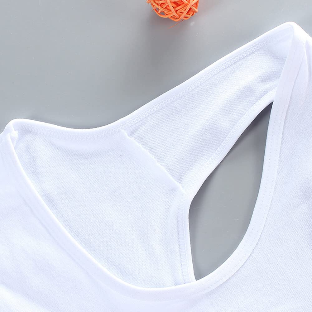 4er Set Mädchen Bustiers - Baumwolle Sport BHs Für Teenager