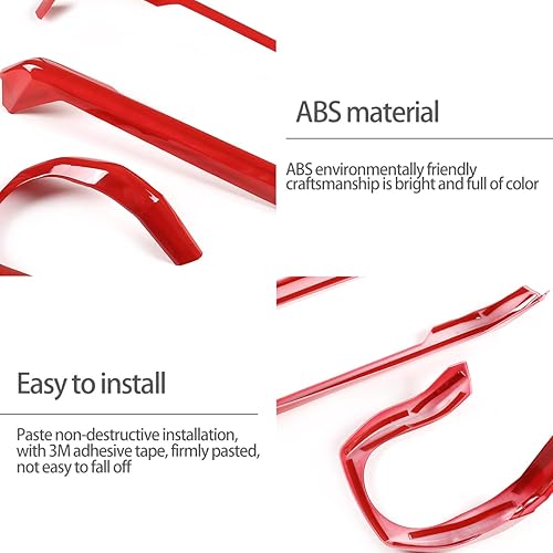 Miniatura 5 de CHEAYAR Accesorios de decoración interior para consola central, accesorios de decoración interior compatibles con Toyota Tacoma 16-21, consolas