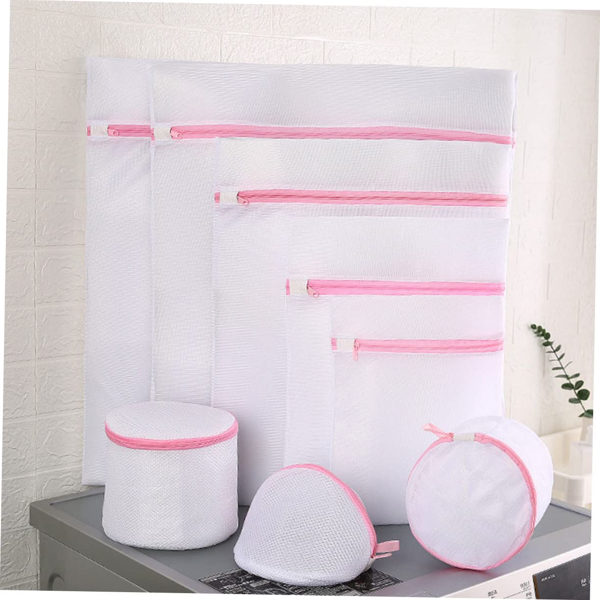 Bolsas de Malla Lavar Ropa Interior Juego de 5