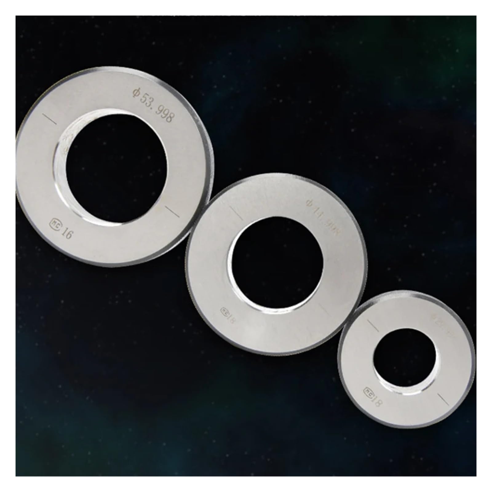 Bague de réglage, Calibre à bague lisse, micromètre à bague lisse à trois points de diamètre intérieur, étalonnage