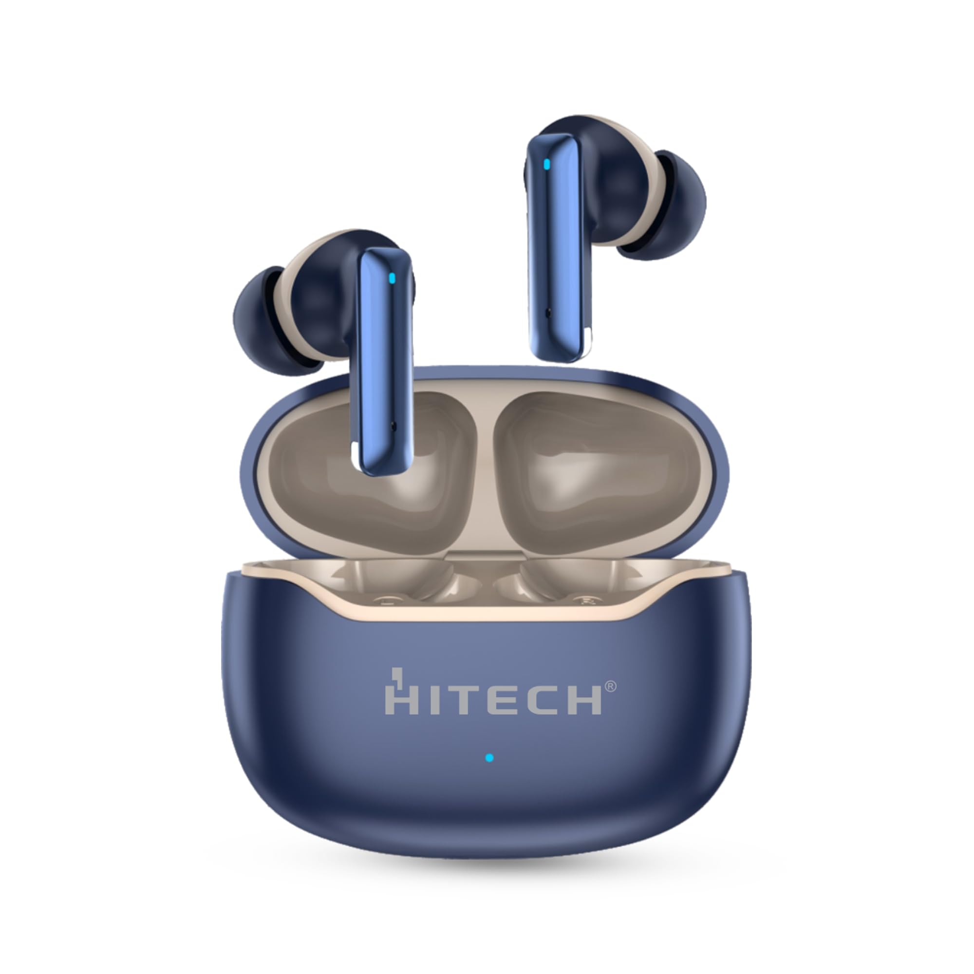 Blade True Wireless Earbuds, ENC Dual MIC Noise Reduction, 50 Hours Music Play Time, 2500 Hours Standby, Intelligent Touch