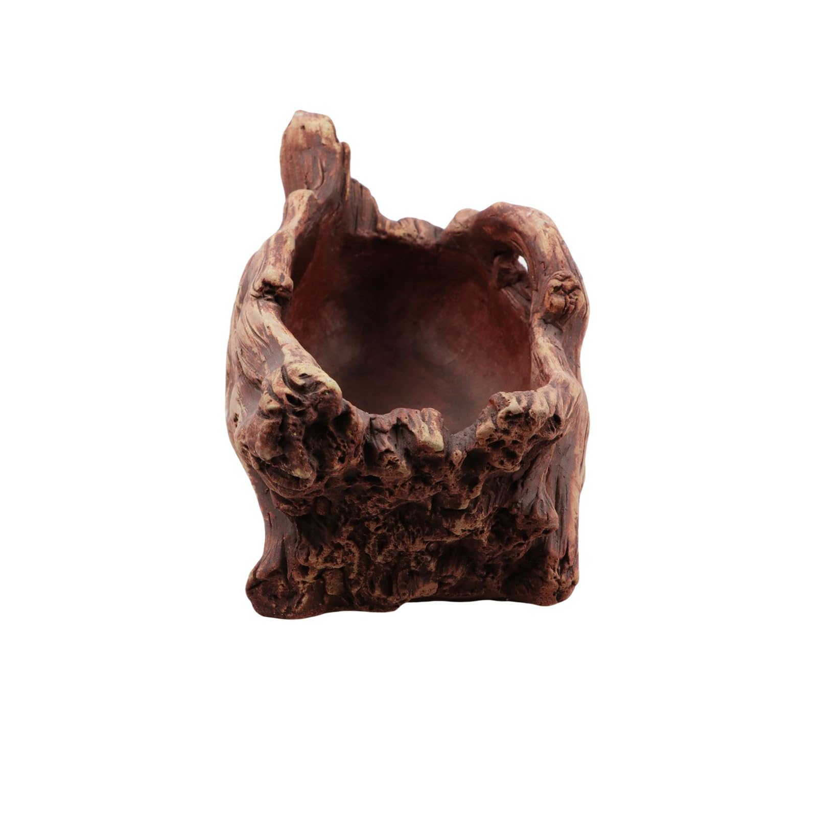 Vaso per bonsai rettangolare in gres smaltato azzurro 13,5x10x2 cm - G6d