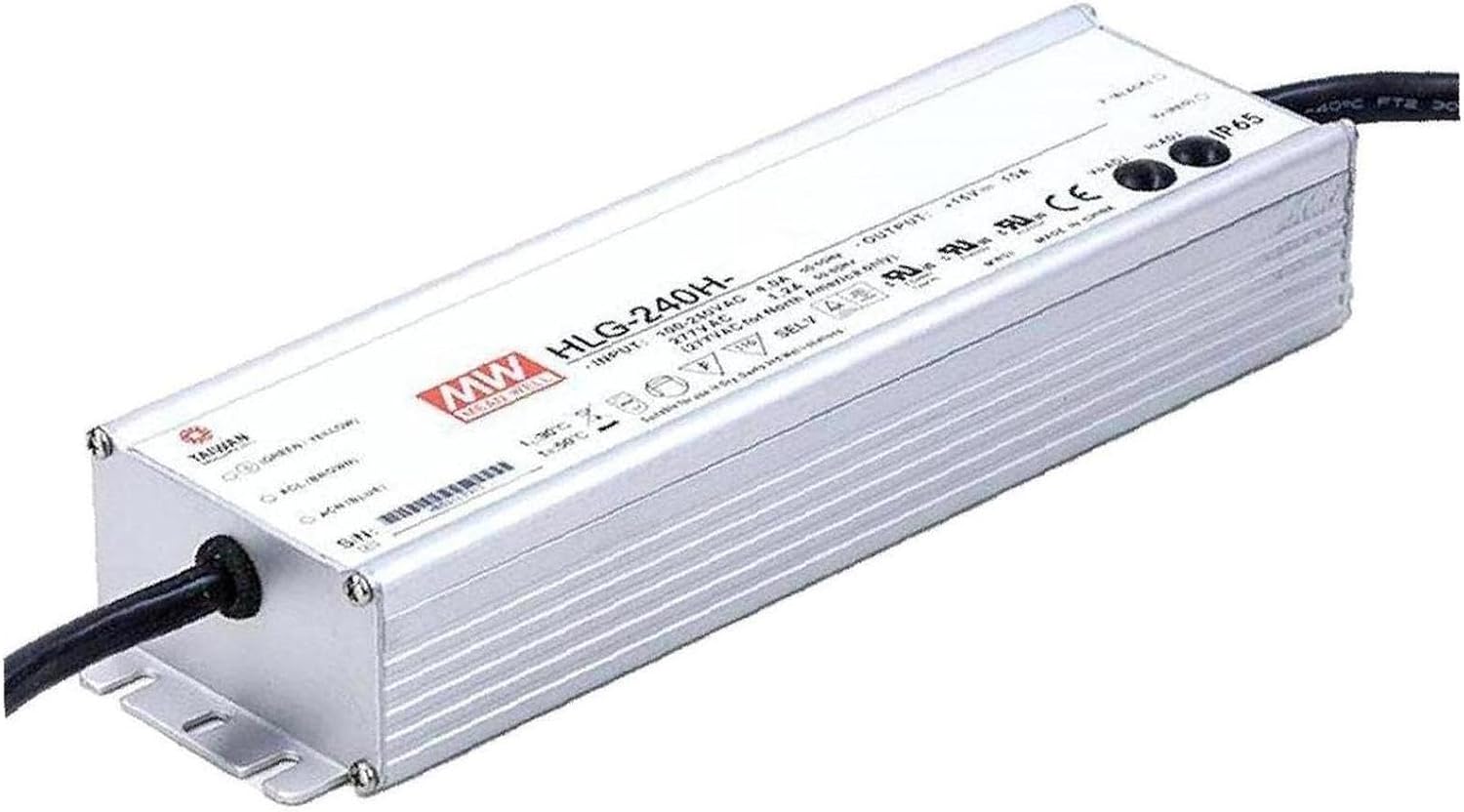 Meanwell HLG-240H-12A 240W 12V 16A IP67 LED Power Supply Driver