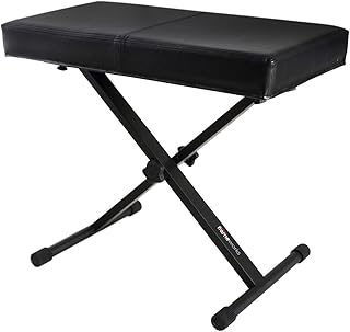 Frameworks Gator Adjustable X-Frame Style Keyboard Bench; (GFW-KEY-BNCH-1), Black