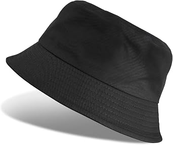 Tuopuda Bucket Hat Unisex Cotton Fisherman Sun Hats for Women Men One Size Summer Beach Fishing Bucket Hat UV Protection 56-58cm