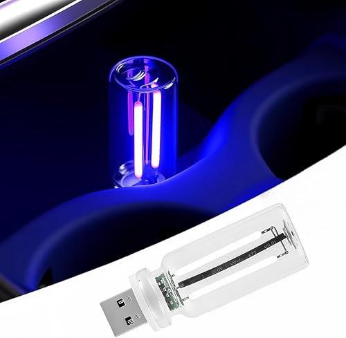 Miniatura 12 de 2 luces USB para el interior del automóvil, regulables al tacto, diseño de botella de vidrio retro mini adecuado para automóviles, dormitorios,