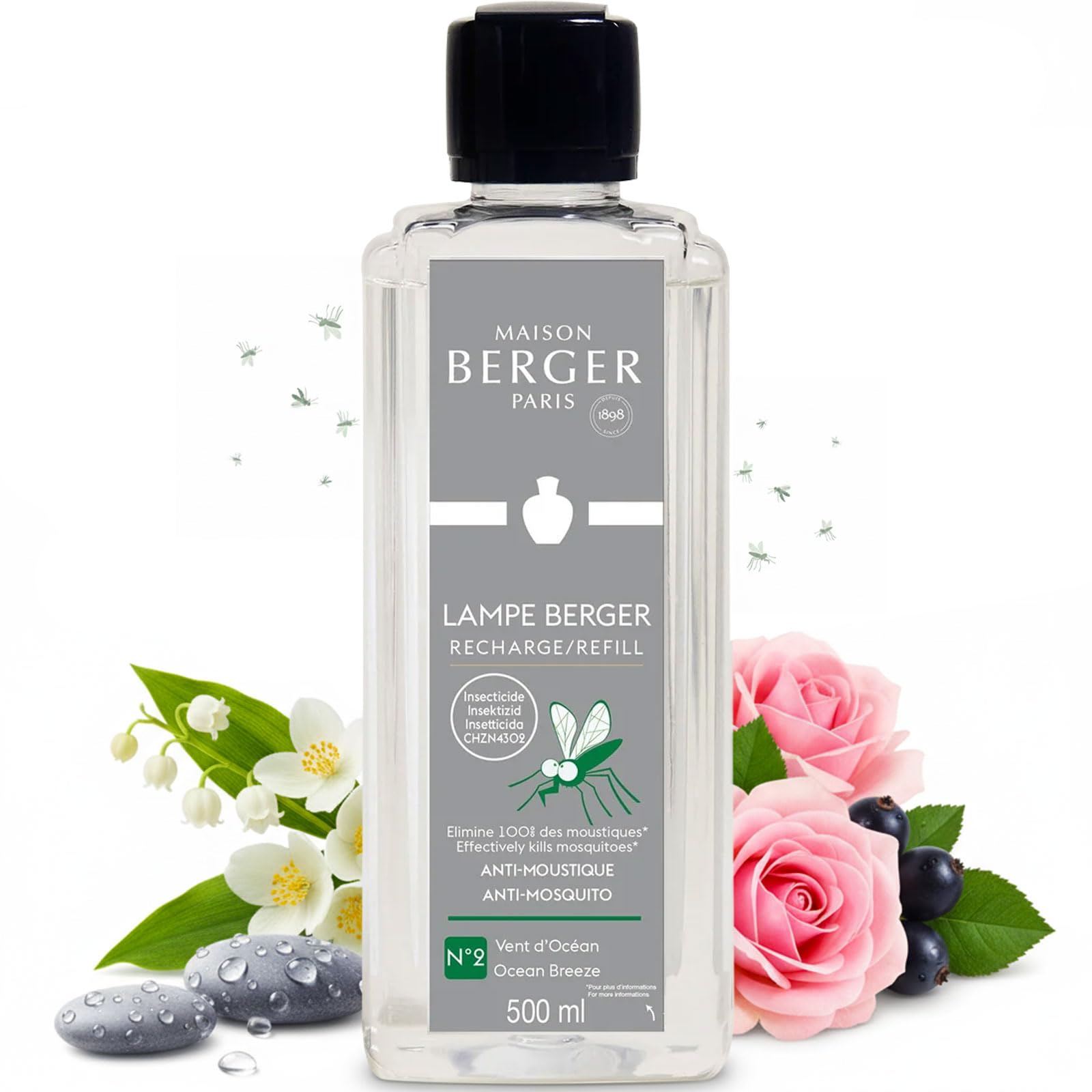 LAMPE BERGER - Antimosquitos Brisa Oceánica, 500 ml