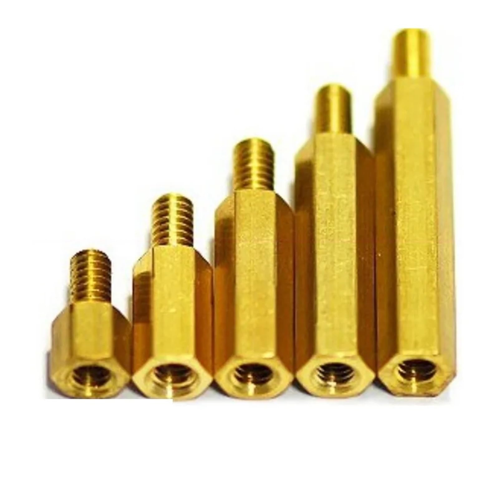 Śruby śrubowe M6 sześciokątny mosiężny dystans dystansowy, filar śrubowy, płyta główna komputera PCB, dystans dystansowy(M6x90x8 2pcs)