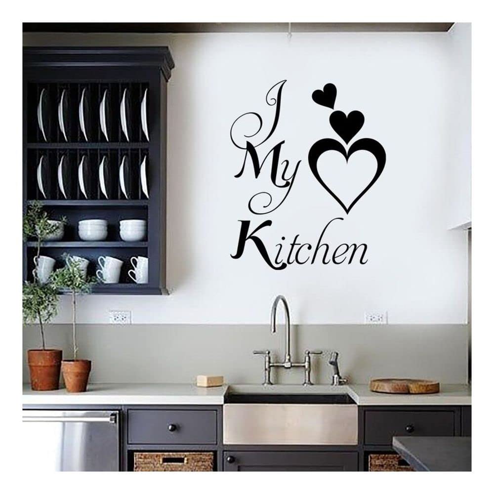 GADGETS WRAP My Kitchen Art Stickers Restaurant Kitchen Bar Wall Stickers DIY Home Decor Vinyl Wall Decoration Sticker