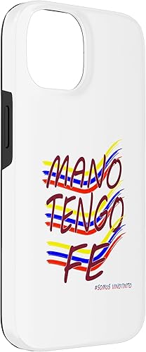 Miniatura 3 de Funda para iPhone 14 Venezuela Mano tengo Fe Vinotinto para mujeres y hombres