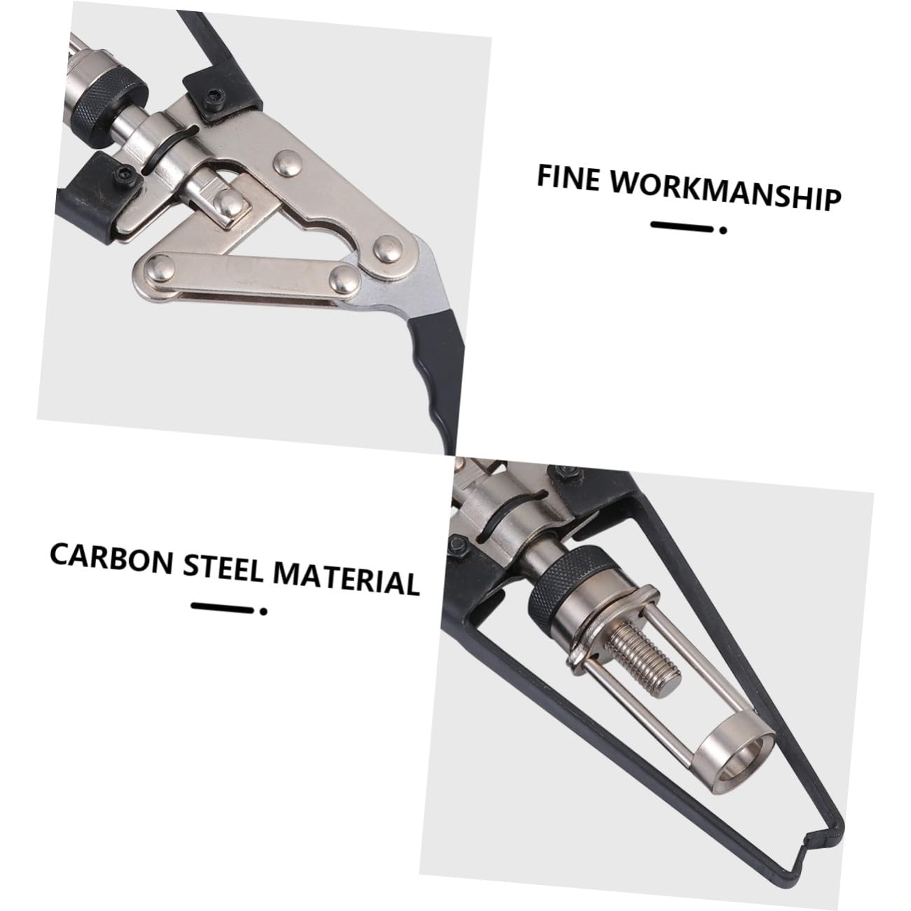 Healeved Ventilfederspanner Werkzeug Kompressor Funktion aus Kohlenstoffstahl Kfz mit Federklemmen für Motordichtungswechsel und Diverse Ohv Motoren