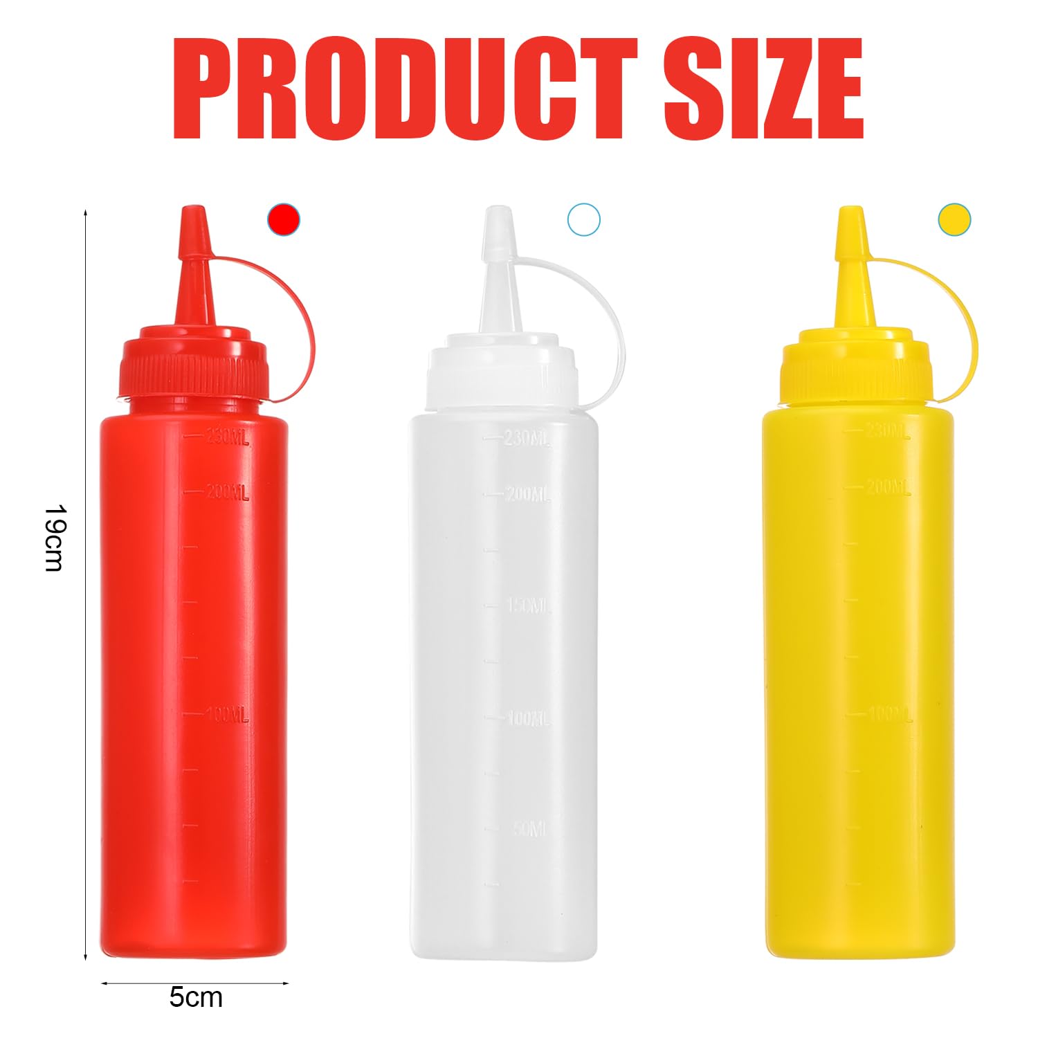 4 pack knijpfles, 500 ml knijpfles, plastic sausfles met dop, doseerflessen voor kruiden voor mayonaisesaus, olijfolieverf, pigment, ketchupdispenser