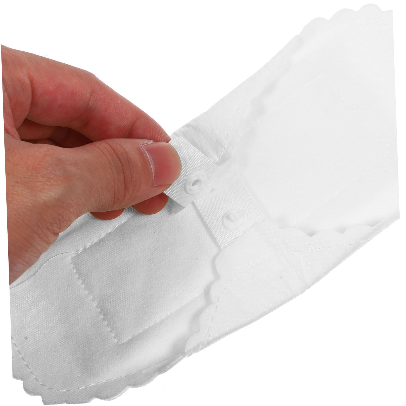 FRCOLOR 30 pañuelos menstruales lavables para mujer con alas, ropa interior de algodón para mujer, bragas menstruales, bragas menstruales, de tela, bragas para, forro