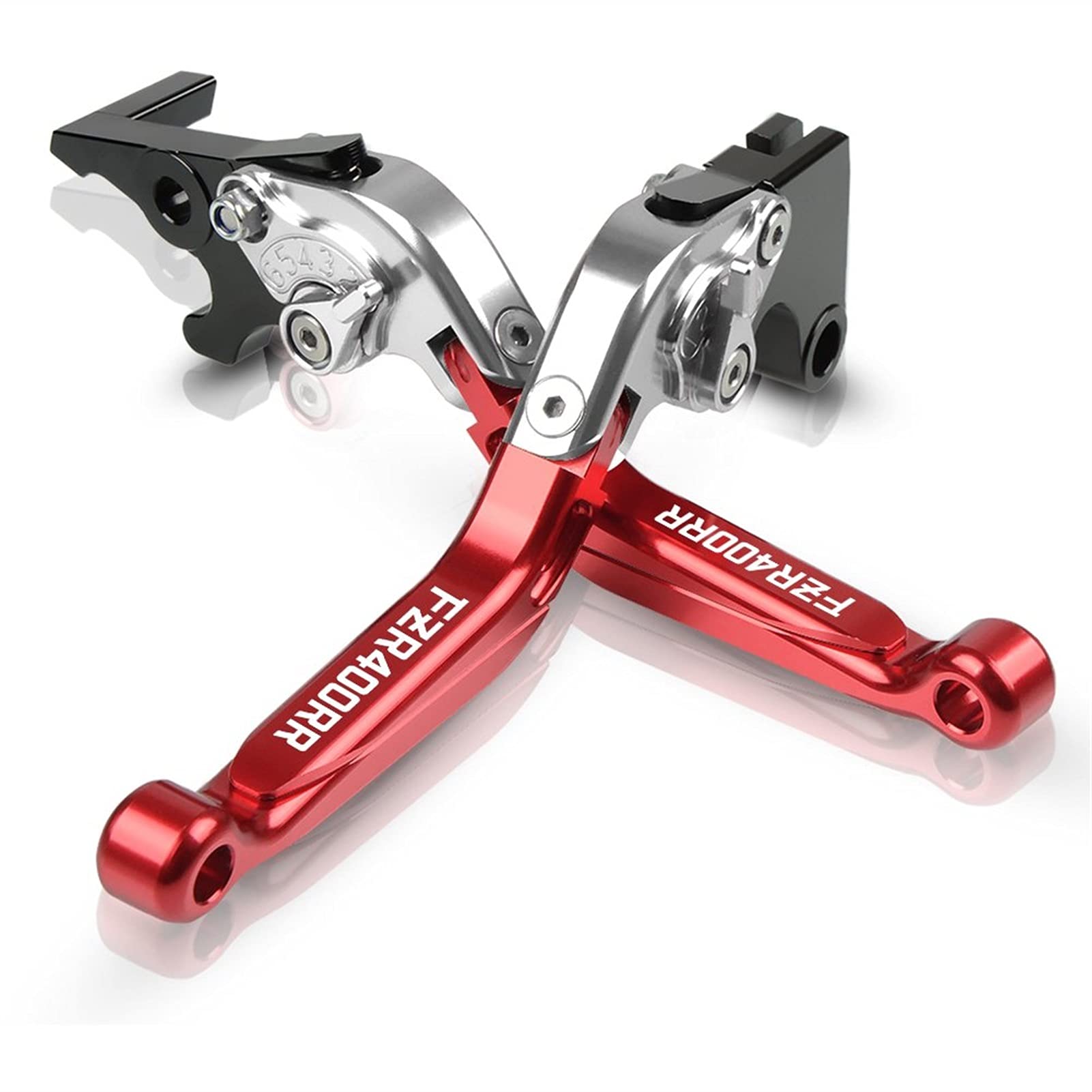 Moto Regolabile Pieghevole Allungabile Freno Leve Frizione Per YAMAHA FZR400 RR FZR400RR FZR 400RR 1991 1992 1993 1994 1995 Leva Della Frizione Del Freno (Colore : 5)
