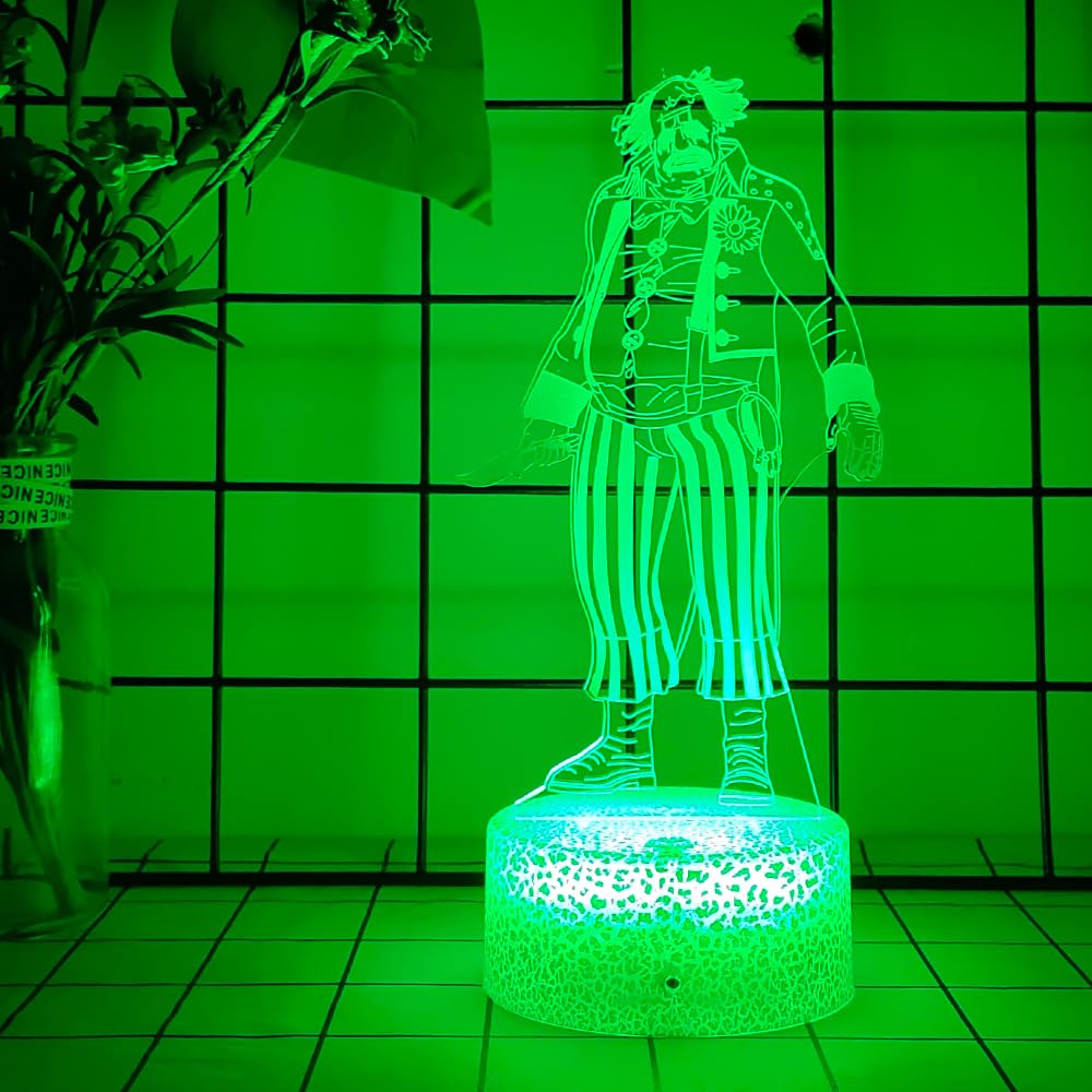 Mzcyfuy 3D Night Light, Killer Role, 16 Color Changing Cartoon USB