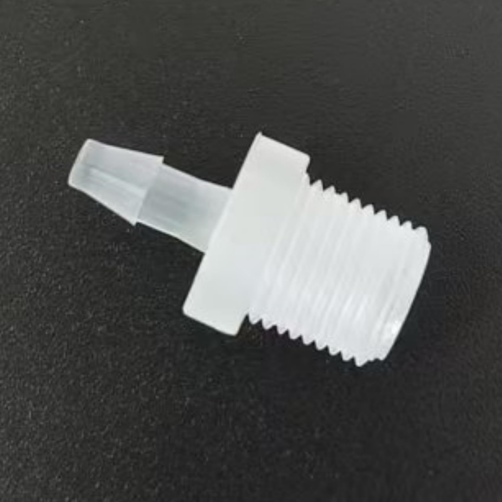 100 Uds. Accesorios de lengüeta for manguera plástico reutilizables 1/8NPT conectores roscados macho hembra for maquinaria alimentos laboratorio(1/8inch 1/8npt)
