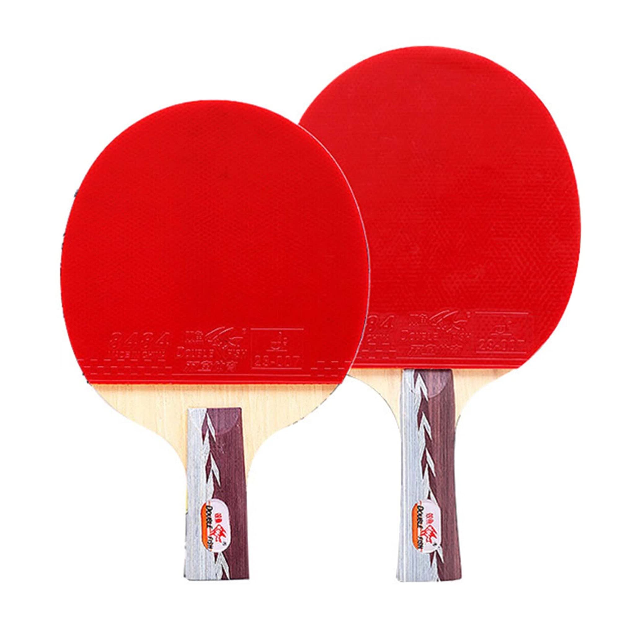 rakiety do tenisa stołowego, Rakietki do tenisa stołowego dla 2 graczy, zestaw rakietek ping-ponga 5 gwiazdek, rakieta aktywności rodzinnej, szkoły i klubu sportowego/Double/B