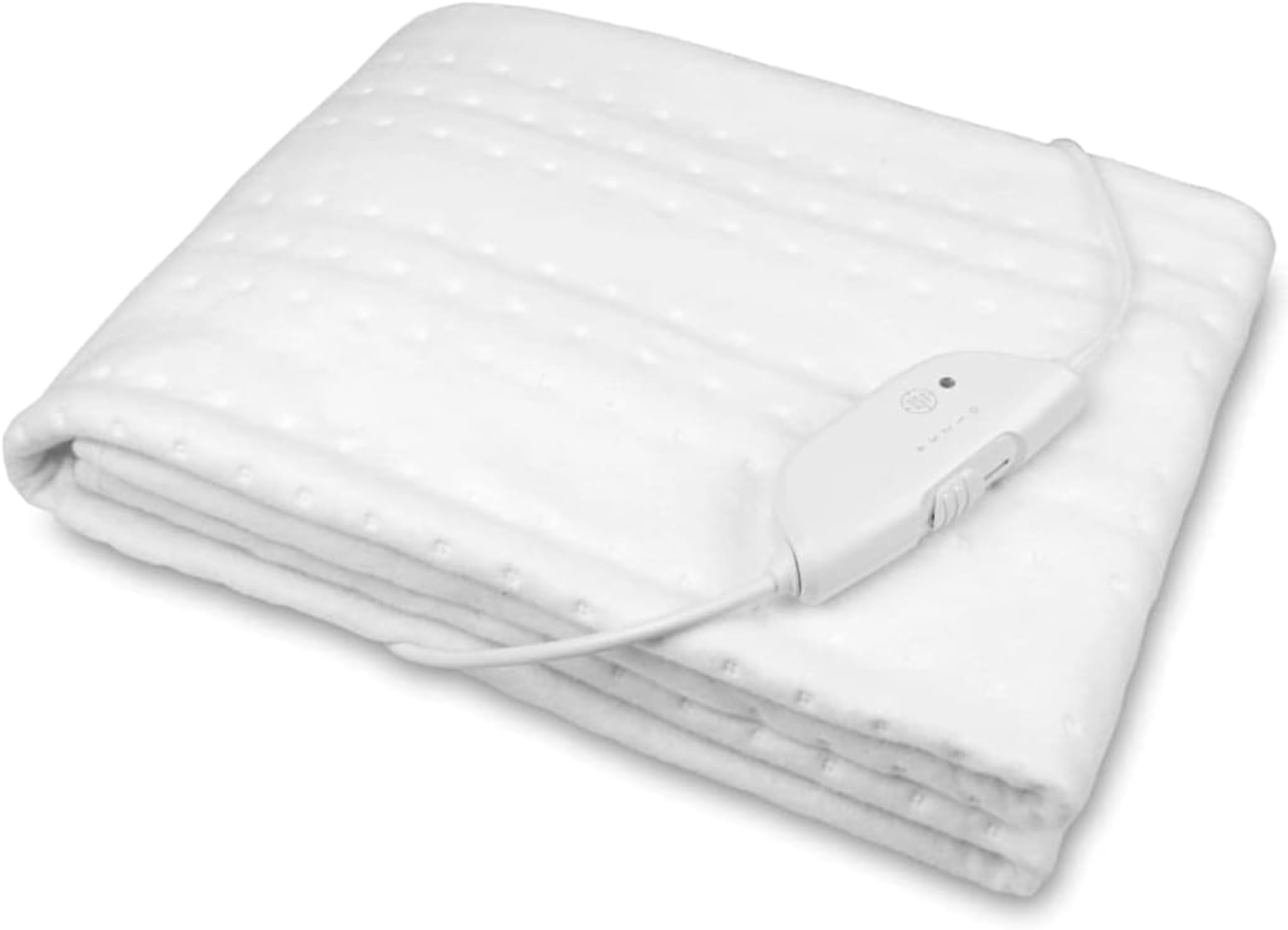 Medisana HU 674 Sous-​couverture électrique, 150 x 80 cm, arrêt automatique, protection contre la surchauffe, 4 réglages de température, lavable, chauffe-​matelas adapté à tous les matelas standard